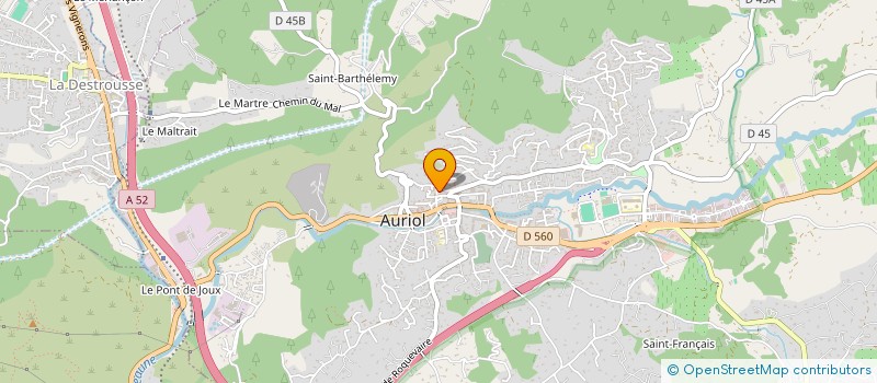 localisation de l'entreprise MADAME MARINE BONELLO  AURIOL