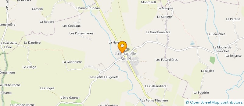 localisation de l'entreprise MADAME MARINE BONHOMME à LA CHAPELLE-SOUEF