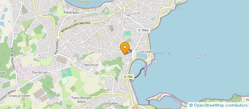 localisation de l'entreprise MADAME MARINE BONIZEC LE BRIS  PERROS-GUIREC