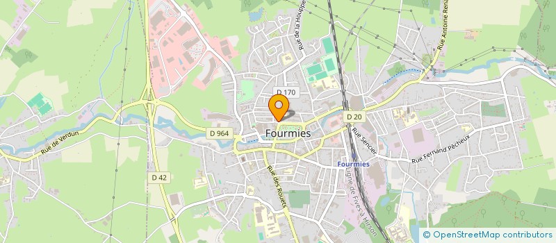 localisation de l'entreprise MADAME MARINE BONNAIRE  FOURMIES