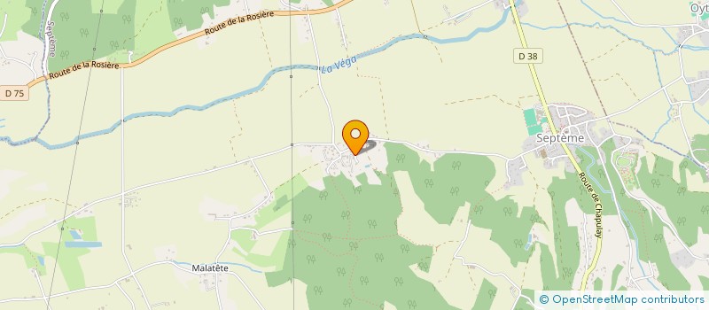 localisation de l'entreprise MADAME MARINE BONNAUD  SEPTEME