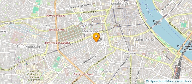 localisation de l'entreprise MADAME MARINE BONNAUDEAU  BORDEAUX