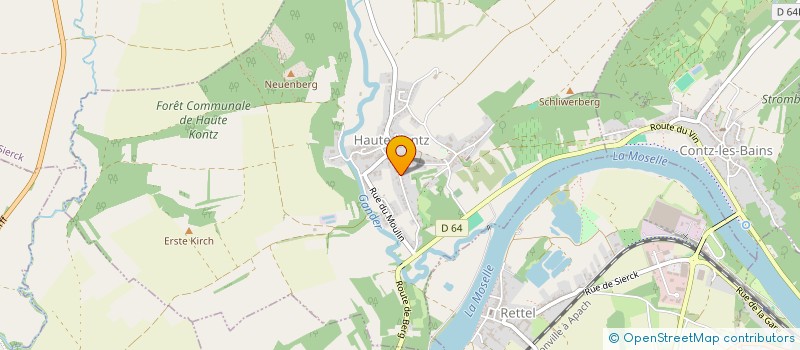 localisation de l'entreprise MADAME MARINE BONNET  HAUTE-KONTZ