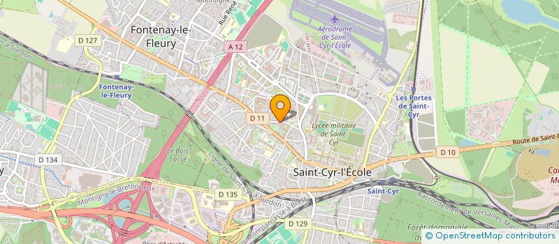 localisation de l'entreprise MADAME MARINE BONNET  SAINT-CYR-L'ECOLE