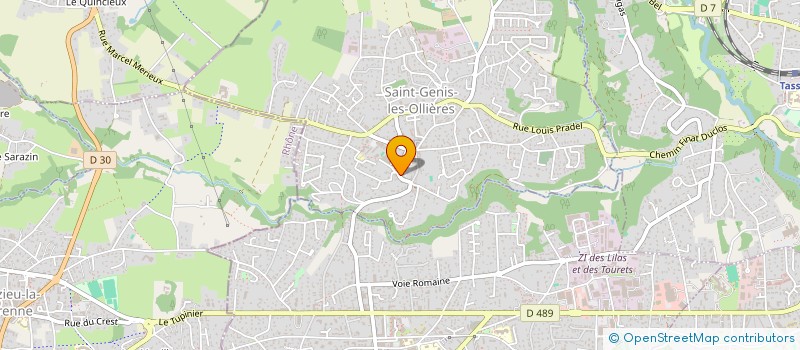 localisation de l'entreprise MADAME MARINE BONNETAIN JANDARD  SAINT-GENIS-LES-OLLIERES