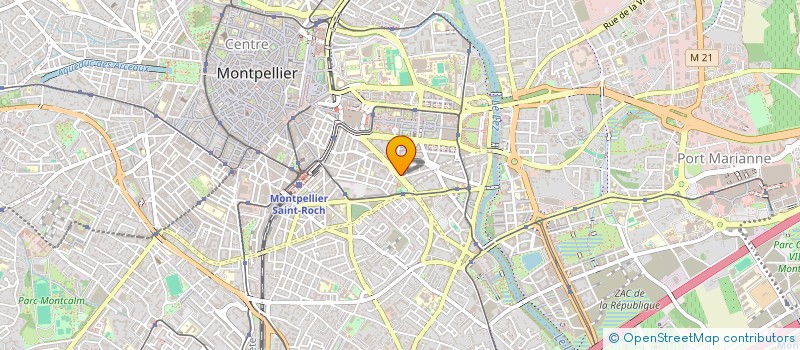 localisation de l'entreprise MADAME MARINE BONNIN à MONTPELLIER