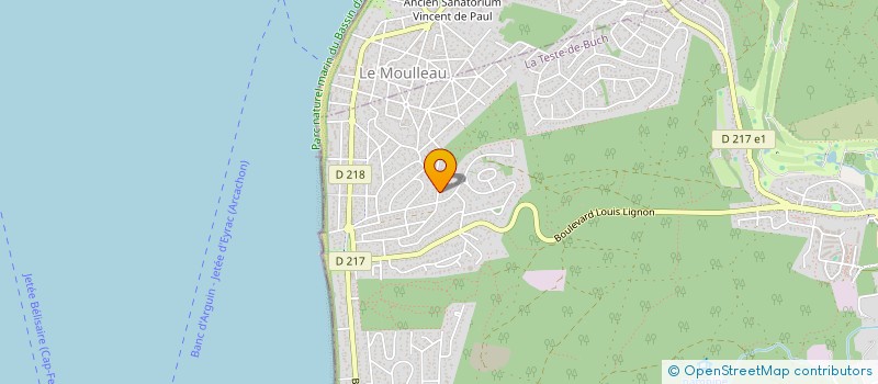 localisation de l'entreprise MADAME MARINE BONPUNT à LA TESTE-DE-BUCH