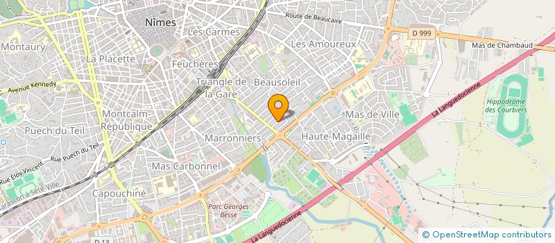 localisation de l'entreprise MADAME MARINE BONVARLET  NIMES