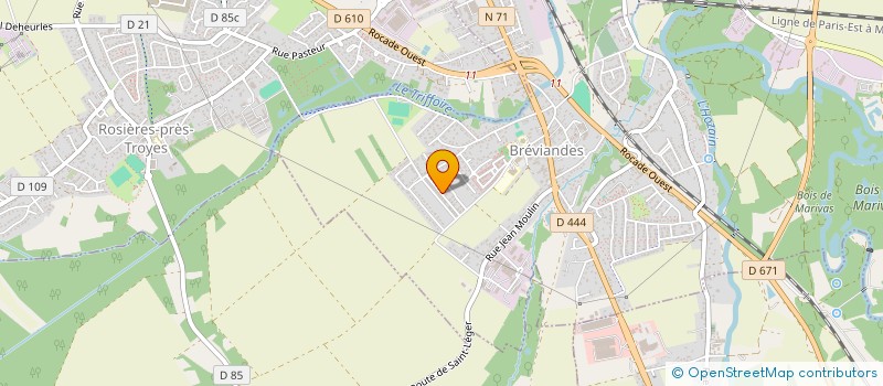 localisation de l'entreprise MADAME MARINE BORD  BREVIANDES