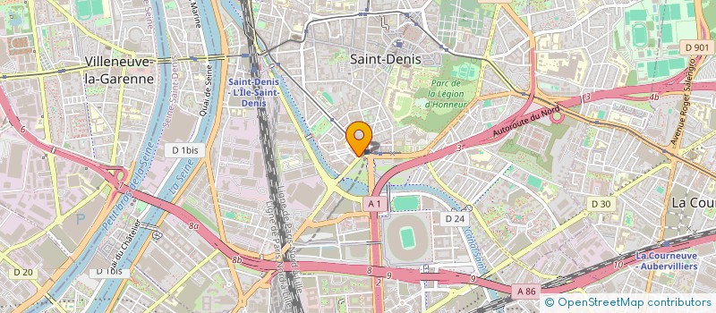 localisation de l'entreprise MADAME MARINE BORGAT à SAINT-DENIS