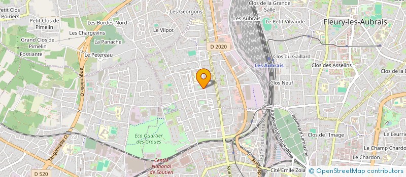 localisation de l'entreprise MADAME MARINE BOSSE à ORLEANS