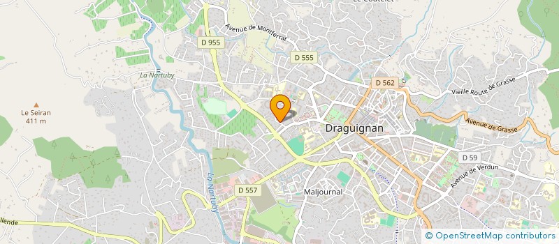 localisation de l'entreprise MADAME MARINE BOSVET  DRAGUIGNAN