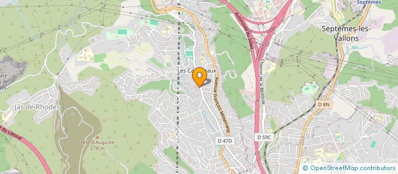 localisation de l'entreprise MADAME MARINE BOTELLA  LES PENNES-MIRABEAU