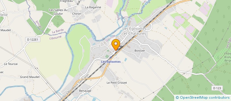 localisation de l'entreprise MADAME MARINE BOTTGEN  COUTRAS