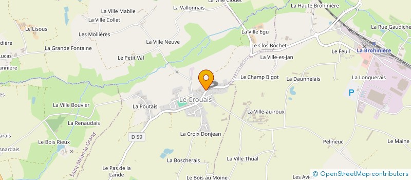 localisation de l'entreprise MADAME MARINE BOUDAOUA  LE CROUAIS