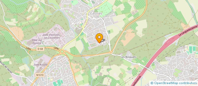 localisation de l'entreprise MADAME MARINE BOUDET  CASTRIES