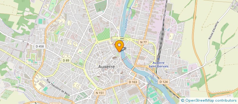 localisation de l'entreprise MADAME MARINE BOURBON  AUXERRE