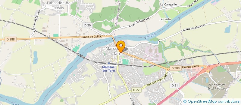 localisation de l'entreprise MADAME MARINE BOURCART  MARSSAC-SUR-TARN