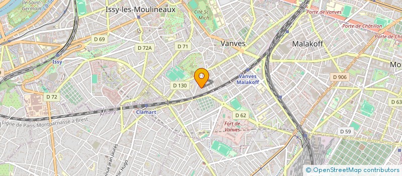 localisation de l'entreprise MADAME MARINE BOURGEOIS à VANVES