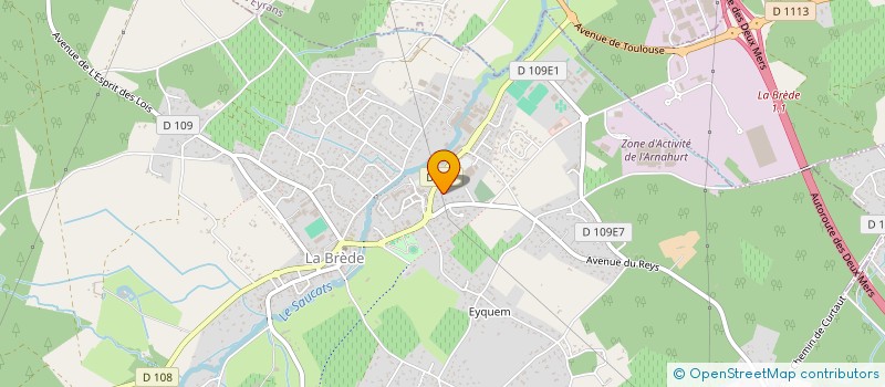 localisation de l'entreprise MADAME MARINE BOURGUIGNON  CESTAS