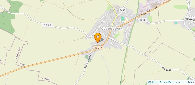 localisation de l'entreprise MADAME MARINE BOURLET  GOUZEAUCOURT