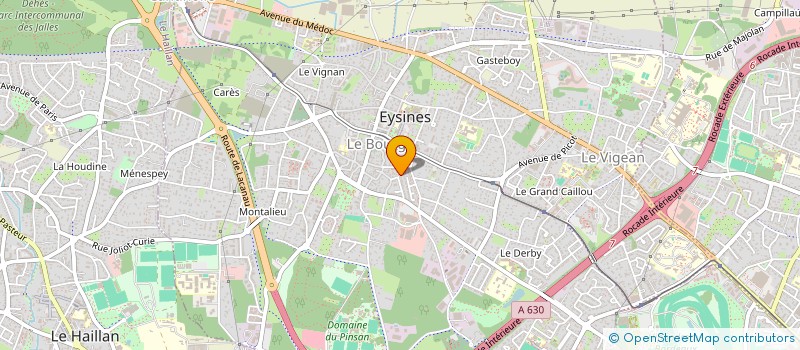 localisation de l'entreprise MADAME MARINE BOURMAUD  EYSINES