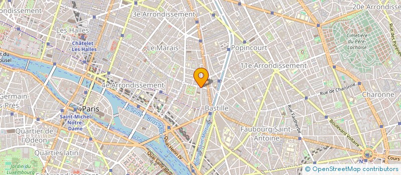 localisation de l'entreprise MADAME MARINE BOURQUIN  PARIS