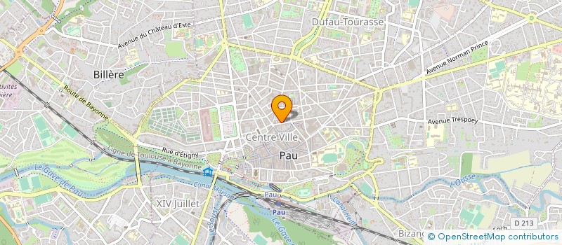 localisation de l'entreprise MADAME MARINE BOURVELLEC à PAU