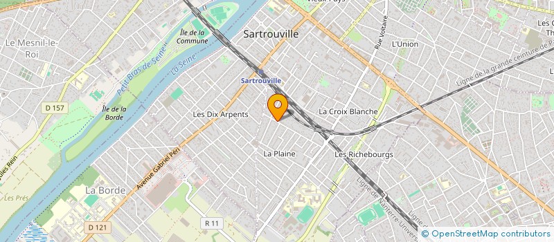 localisation de l'entreprise MADAME MARINE BOUZIAT à SARTROUVILLE