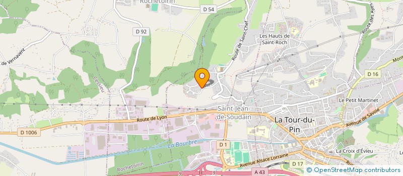 localisation de l'entreprise MADAME MARINE BOVE  LA TOUR-DU-PIN