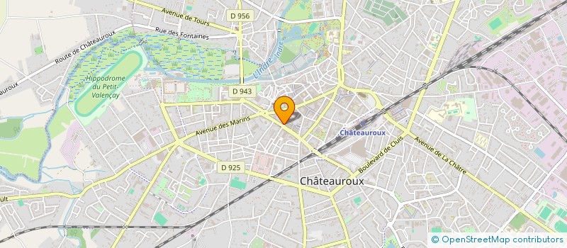 localisation de l'entreprise MADAME MARINE BRANSOL à CHATEAUROUX