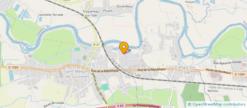 localisation de l'entreprise MADAME MARINE BRECHOIRE  SAINT-MEDARD-DE-GUIZIERES