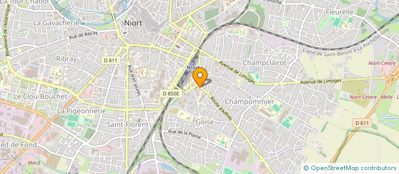 localisation de l'entreprise MADAME MARINE BREILLAT  NIORT