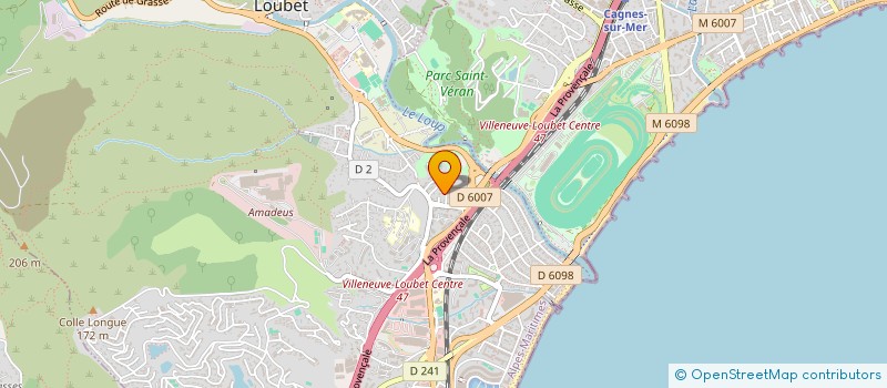 localisation de l'entreprise MADAME MARINE BRETAGNE à VILLENEUVE-LOUBET