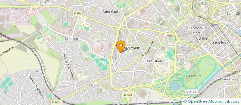 localisation de l'entreprise MADAME MARINE BRISSET à CAEN