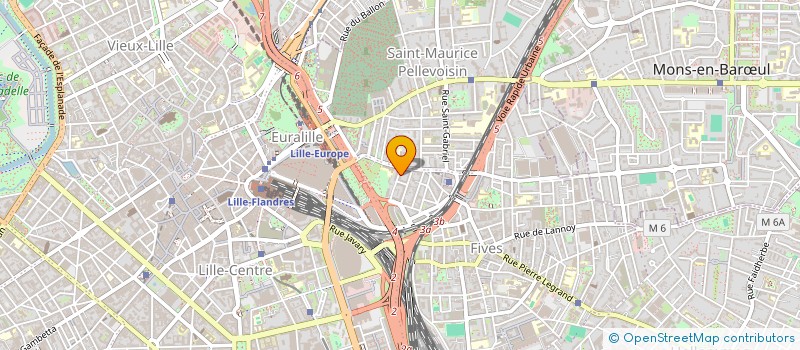 localisation de l'entreprise MADAME MARINE BROCVIELLE  LILLE