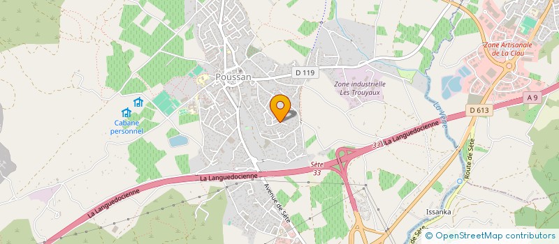 localisation de l'entreprise MADAME MARINE BRUN  POUSSAN