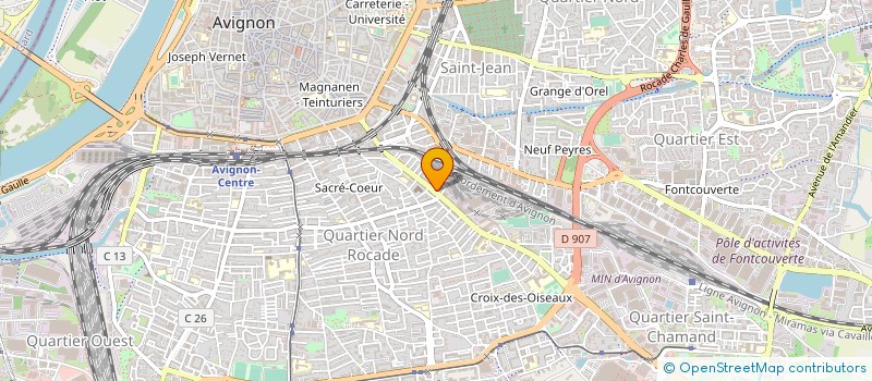 localisation de l'entreprise MADAME MARINE BRUNA-ROSSO  AVIGNON