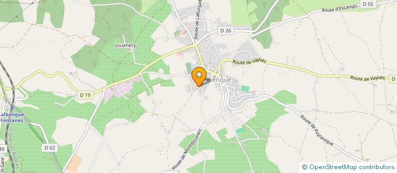 localisation de l'entreprise MADAME MARINE BRUNET  LALBENQUE