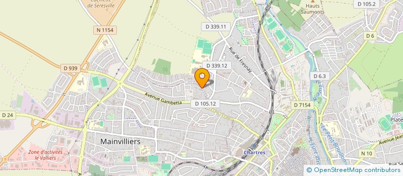 localisation de l'entreprise MADAME MARINE BRUNET à MAINVILLIERS