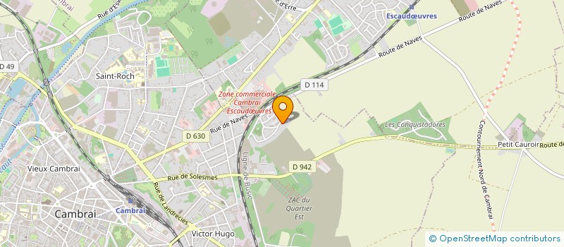 localisation de l'entreprise MADAME MARINE BRUYERE  CAMBRAI