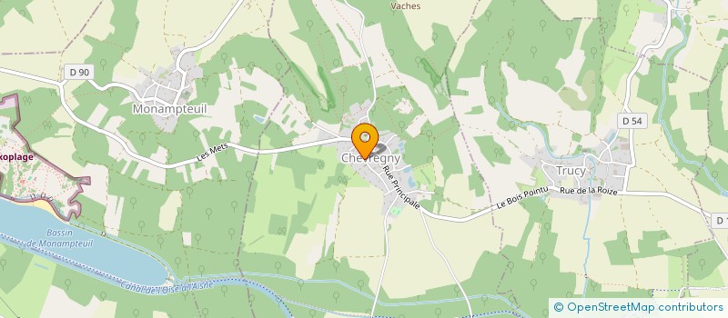 localisation de l'entreprise MADAME MARINE BUDKA  CHEVREGNY