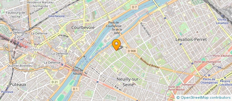 localisation de l'entreprise MADAME MARINE BUILS à NEUILLY-SUR-SEINE