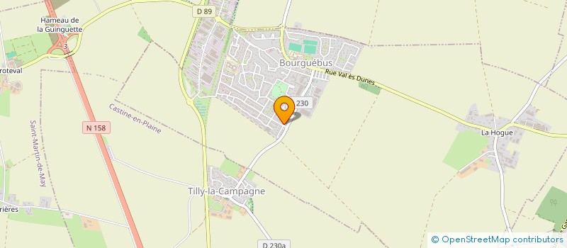 localisation de l'entreprise MADAME MARINE BUJEAU  BOURGUEBUS