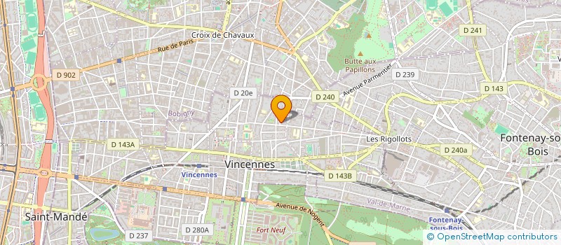 localisation de l'entreprise MADAME MARINE BUSCAYLET  VINCENNES