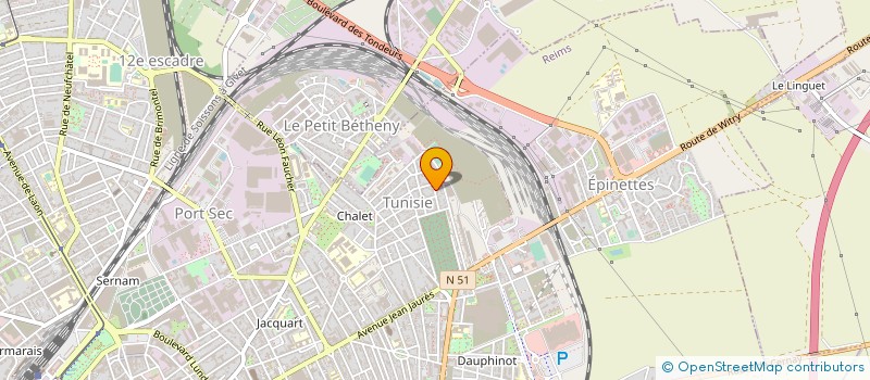 localisation de l'entreprise MADAME MARINE CADOT  REIMS