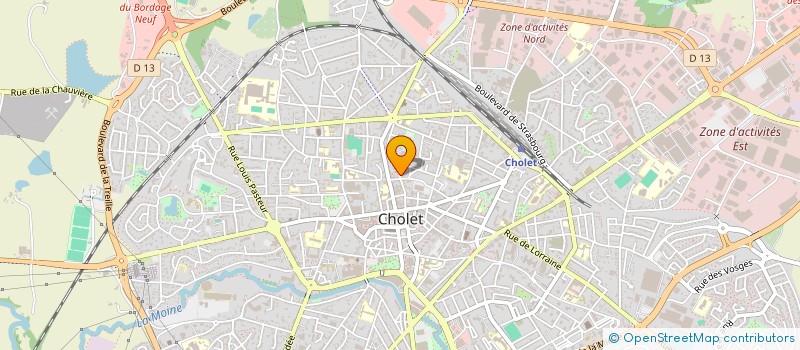 localisation de l'entreprise MADAME MARINE CAILLAUD à CHOLET
