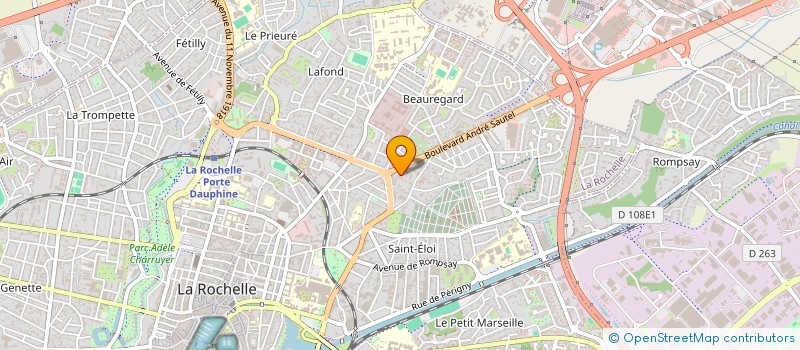 localisation de l'entreprise MADAME MARINE CANESTRELLI  LA ROCHELLE