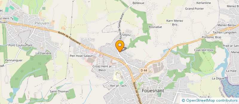 localisation de l'entreprise MADAME MARINE CANO à FOUESNANT