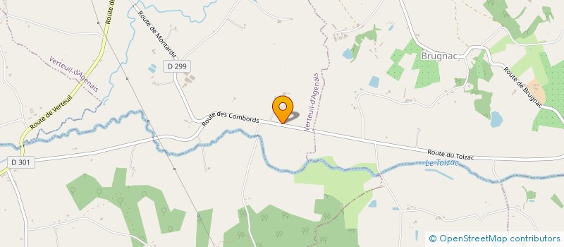 localisation de l'entreprise MADAME MARINE CANTALOUP  VERTEUIL-D'AGENAIS